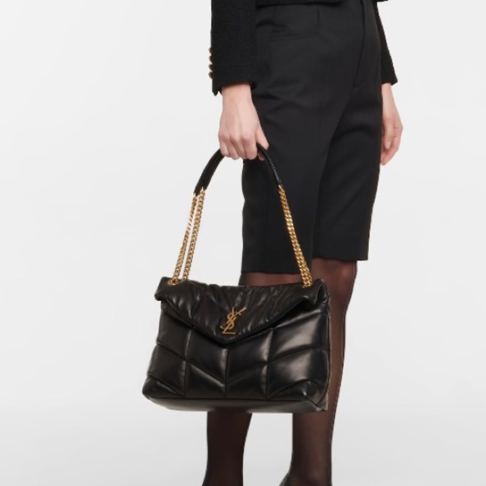 SAINT LAURENT Loulou Puffer medium quilted leather shoulder bag - Picture 3 of 9